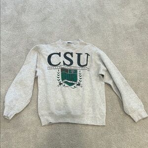 Gray CSU Men's Vintage Jansport Sweater